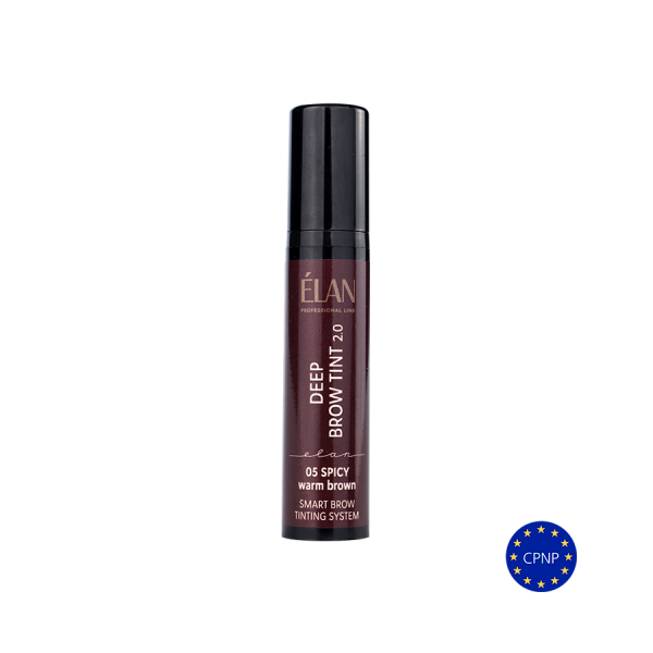 Краска для бровей с длительным эффектом DEEP BROW TINT 2.0, 05 SPICY warm brown, Elan, 10ml